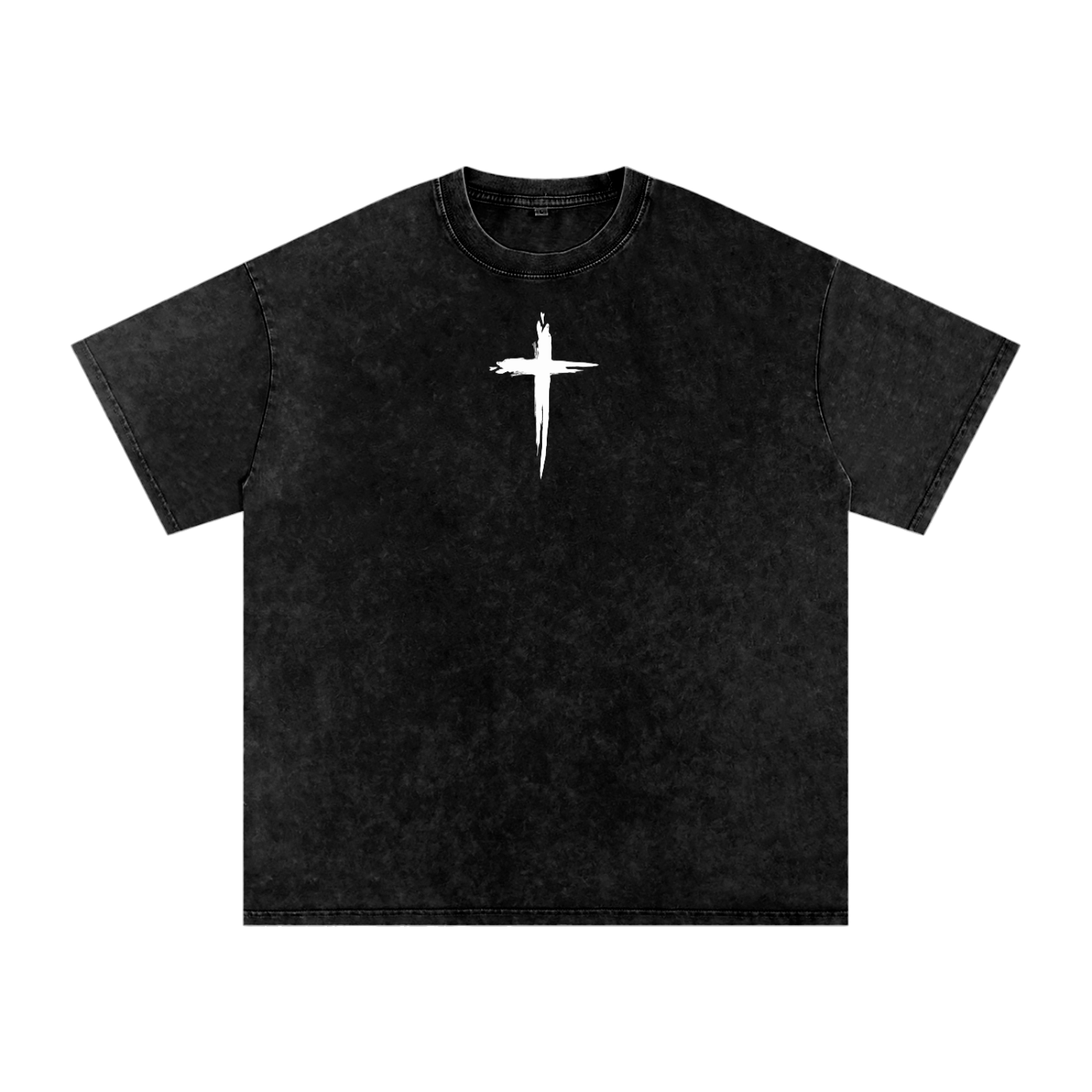 St Charbel Psalm 109 - Snow Washed Oversized Cotton T-Shirt