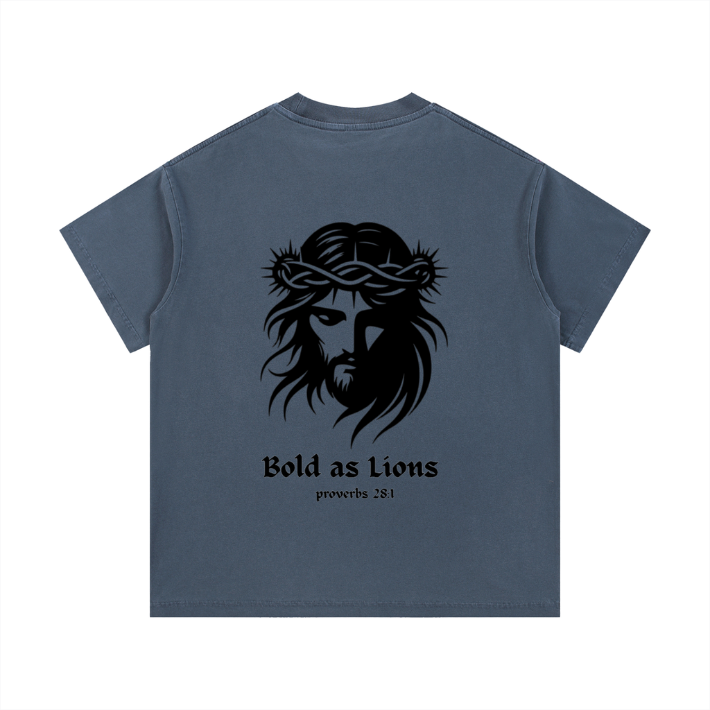 Bold as Lions 1.0 - Vintage Wash Cotton T-Shirt