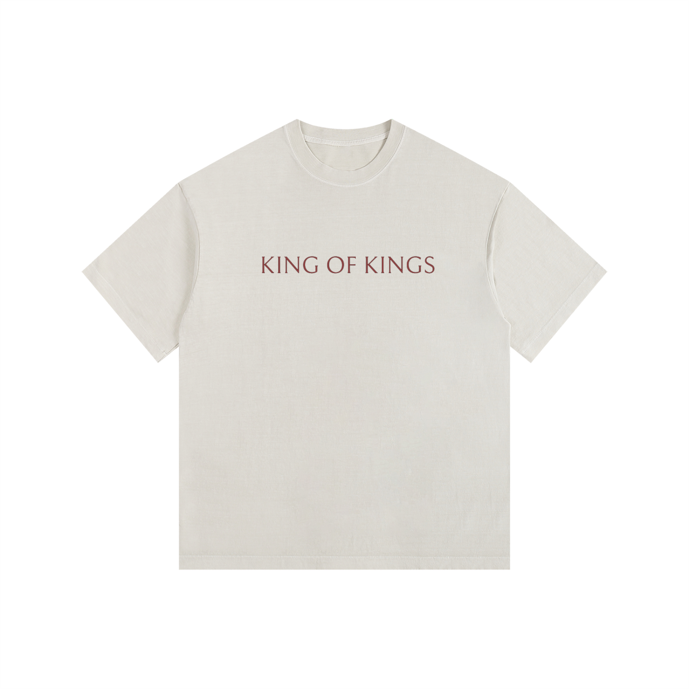King of Kings - Vintage Washed Oversized Cotton T-Shirt