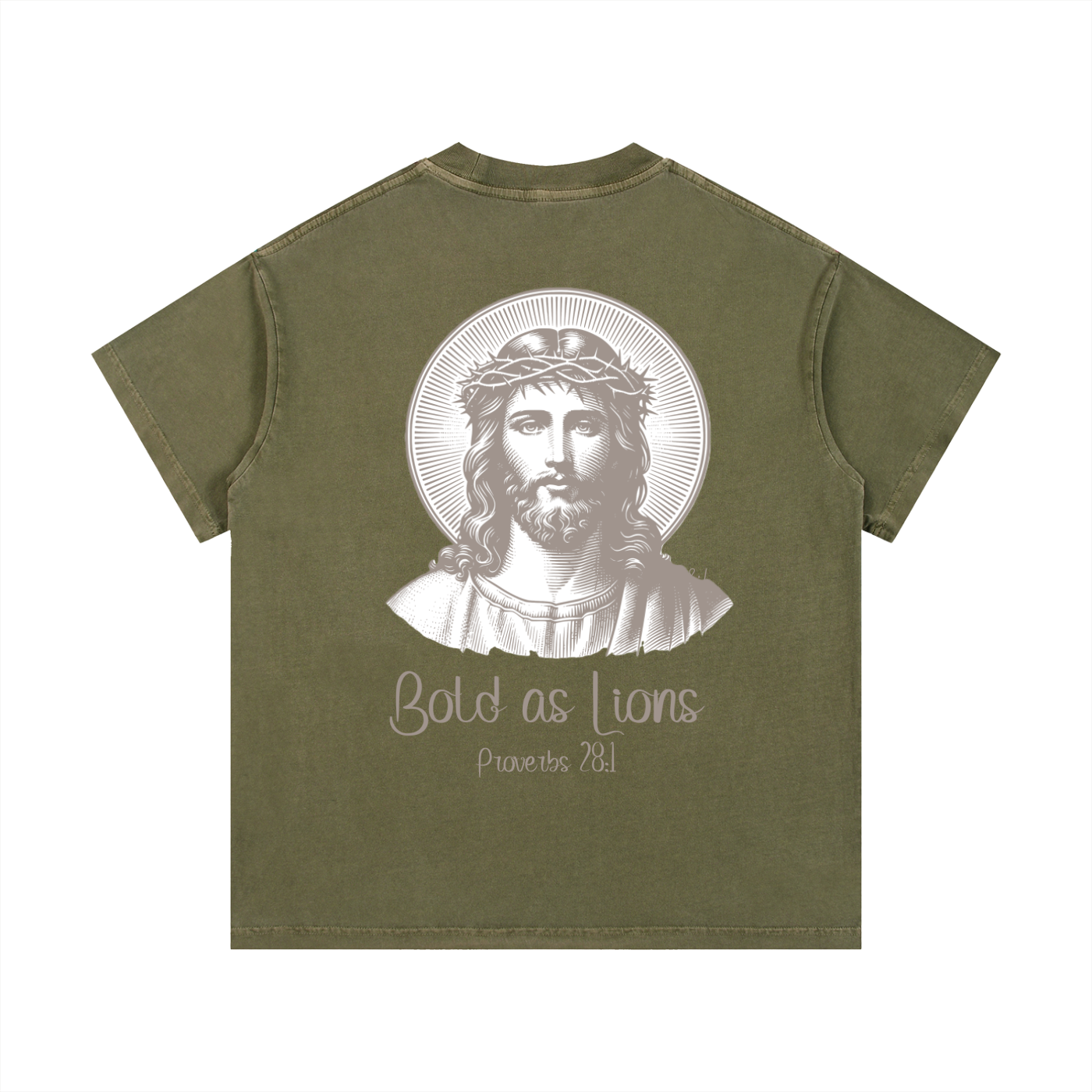 Bold as Lions 2.0 - Vintage Wash Cotton T-Shirt