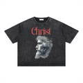 The Christ - Mineral Wash Boxy Cotton T-Shirt