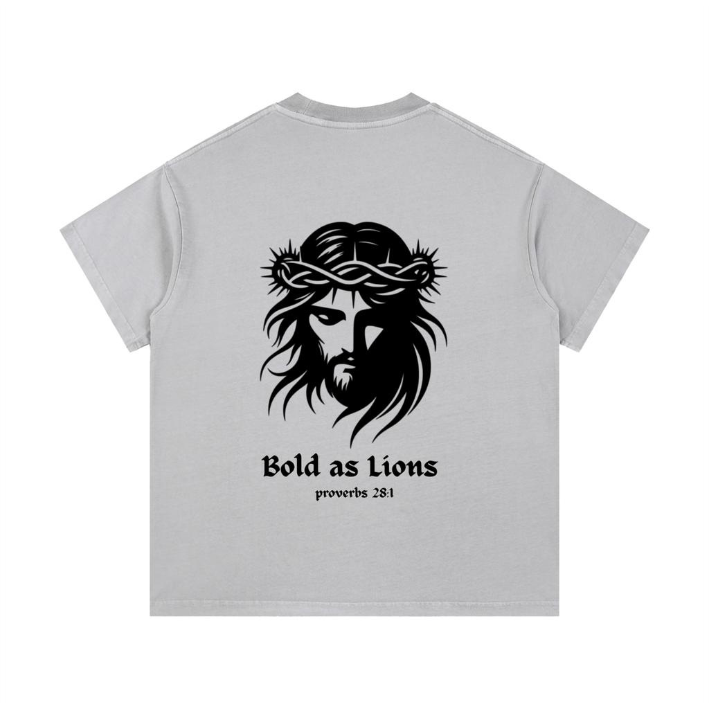 Bold as Lions 1.0 - Vintage Wash Cotton T-Shirt