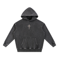 St Michael - Snow Wash Fleece Oversize Hoodie