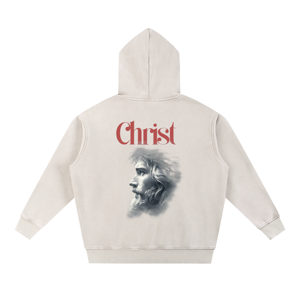 The Christ - Snow Wash Fleece Oversize Hoodie