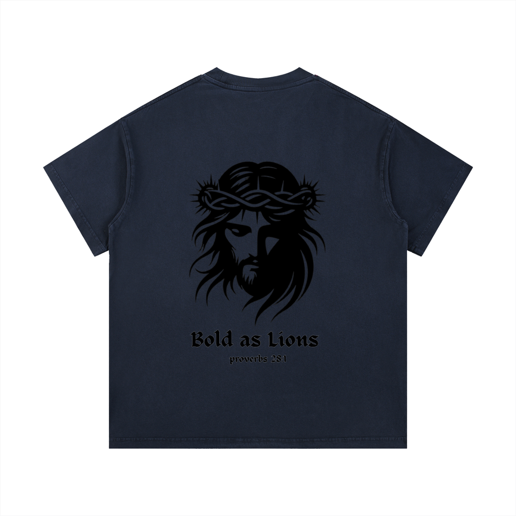 Bold as Lions 1.0 - Vintage Wash Cotton T-Shirt