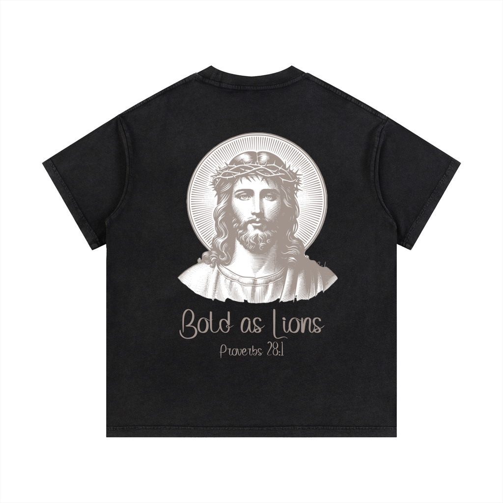 Bold as Lions 2.0 - Vintage Wash Cotton T-Shirt