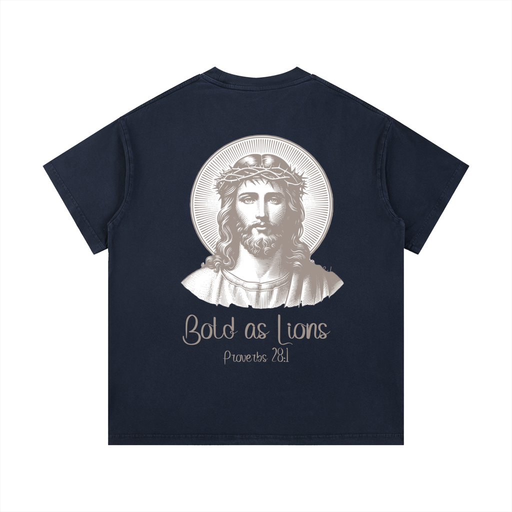 Bold as Lions 2.0 - Vintage Wash Cotton T-Shirt