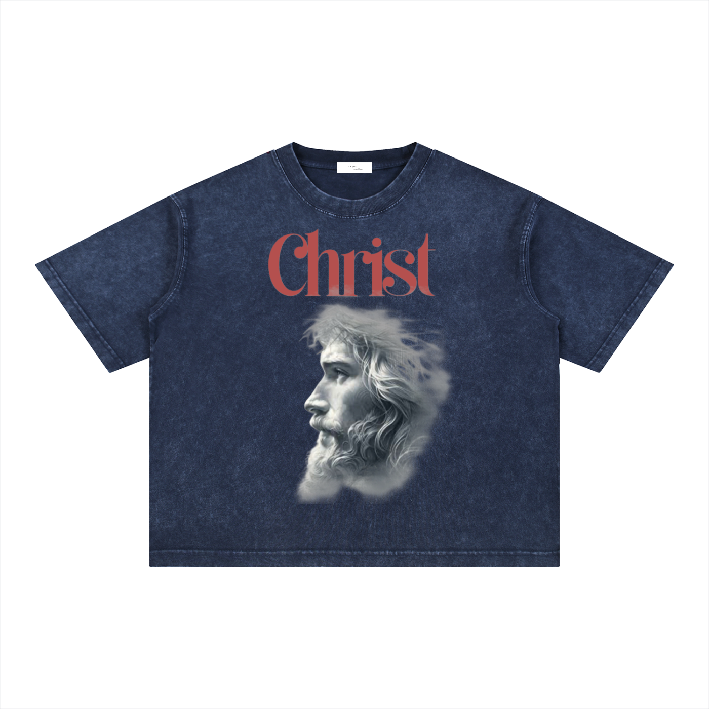The Christ - Mineral Wash Boxy Cotton T-Shirt