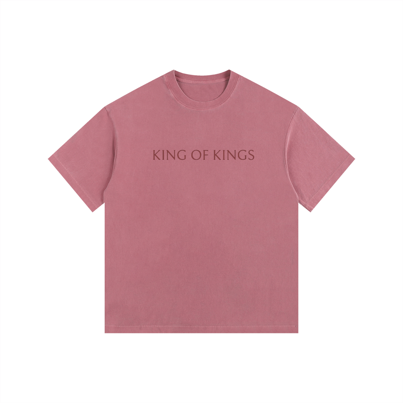 King of Kings - Vintage Washed Oversized Cotton T-Shirt