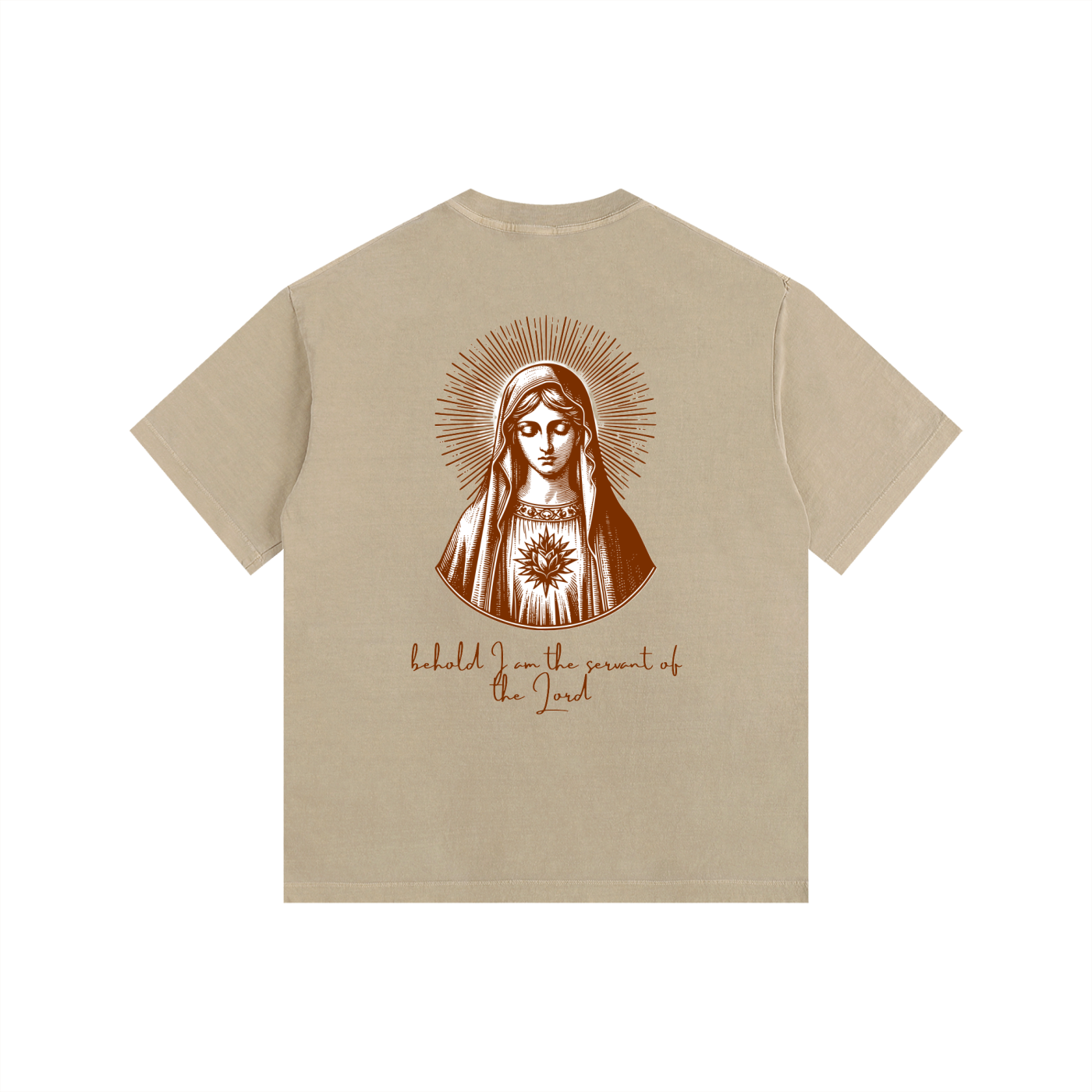 Mary Servant - Vintage Washed Oversized Cotton T-Shirt