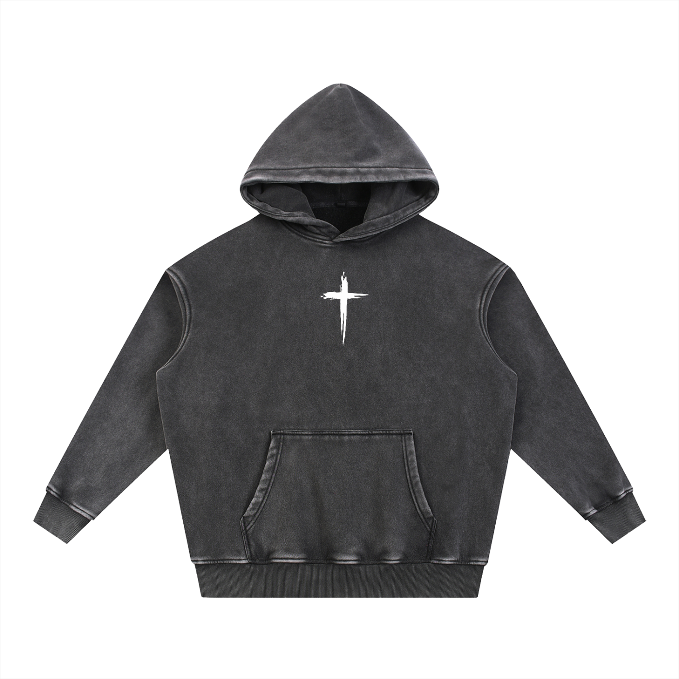The Christ - Snow Wash Fleece Oversize Hoodie
