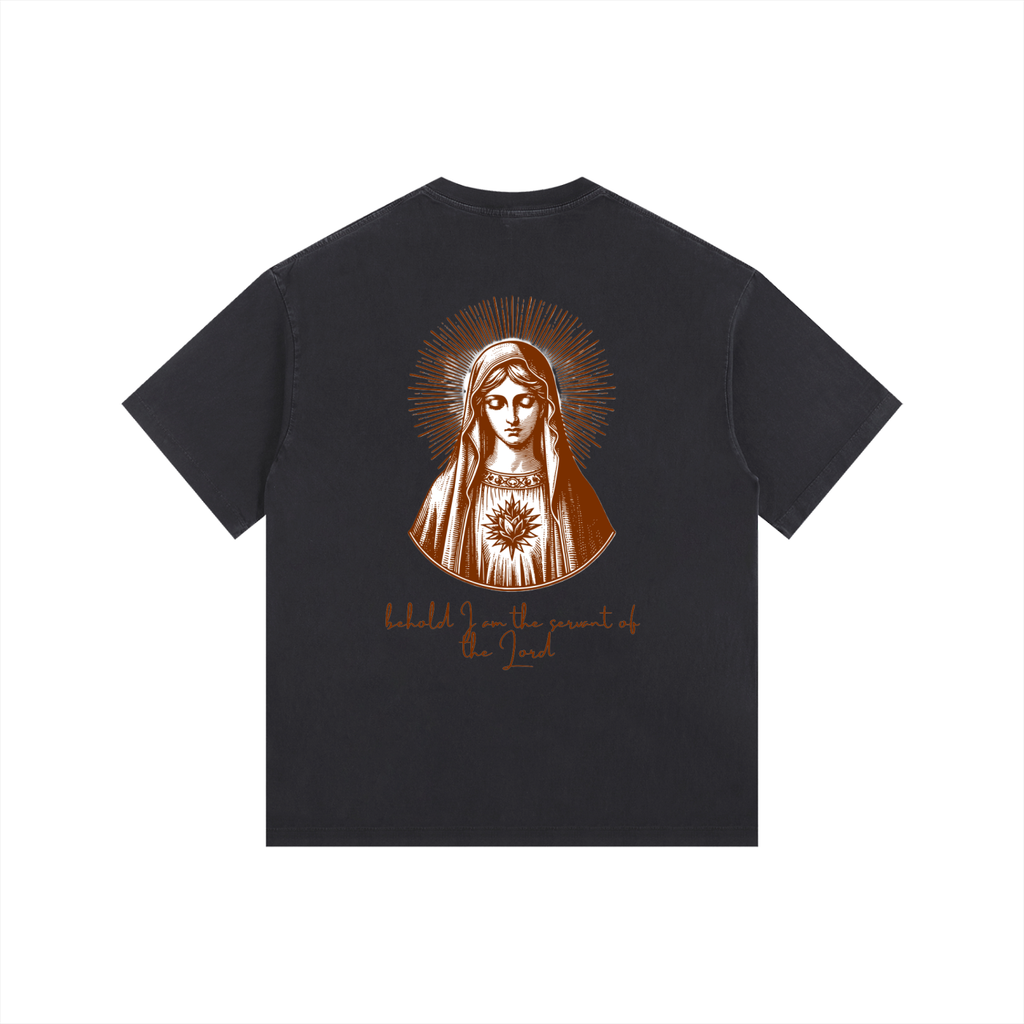 Mary Servant - Vintage Washed Oversized Cotton T-Shirt