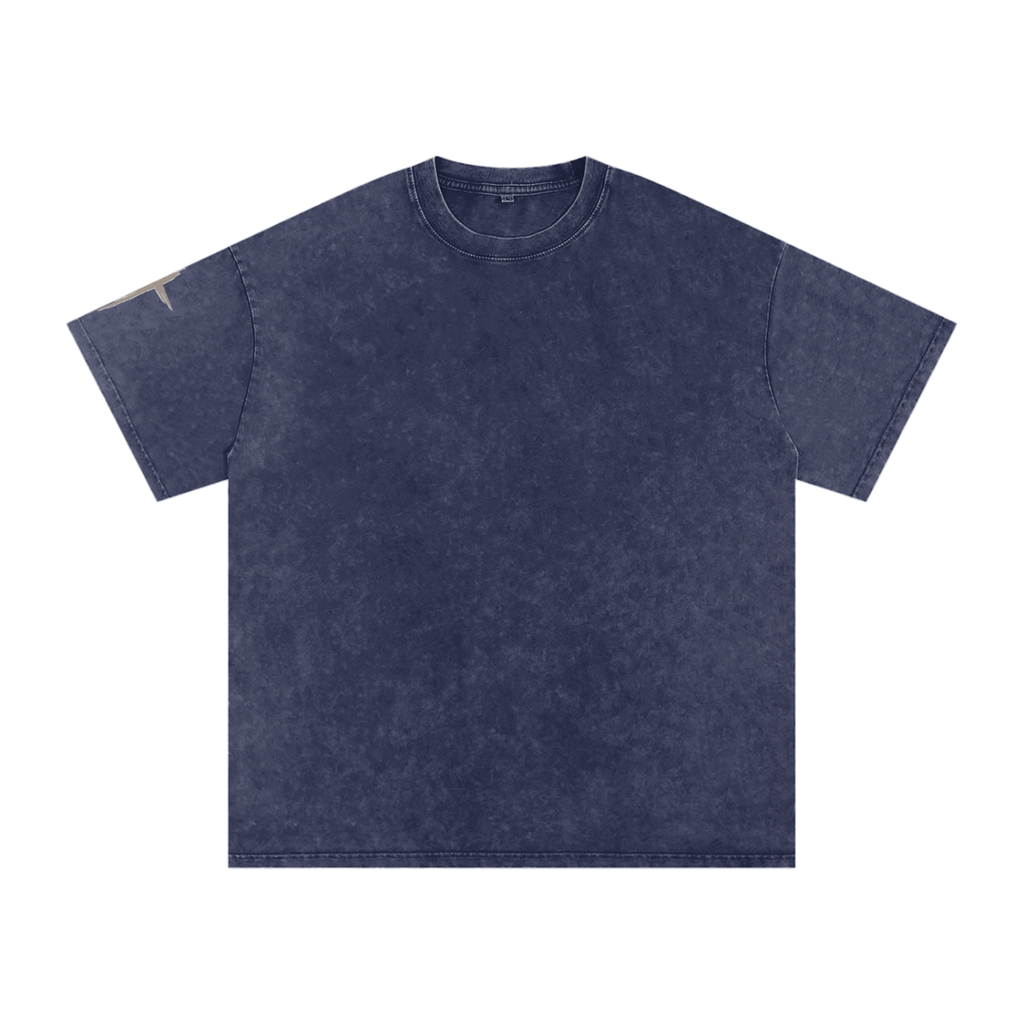 Take up Cross - Snow Washed Oversized Cotton T-Shirt