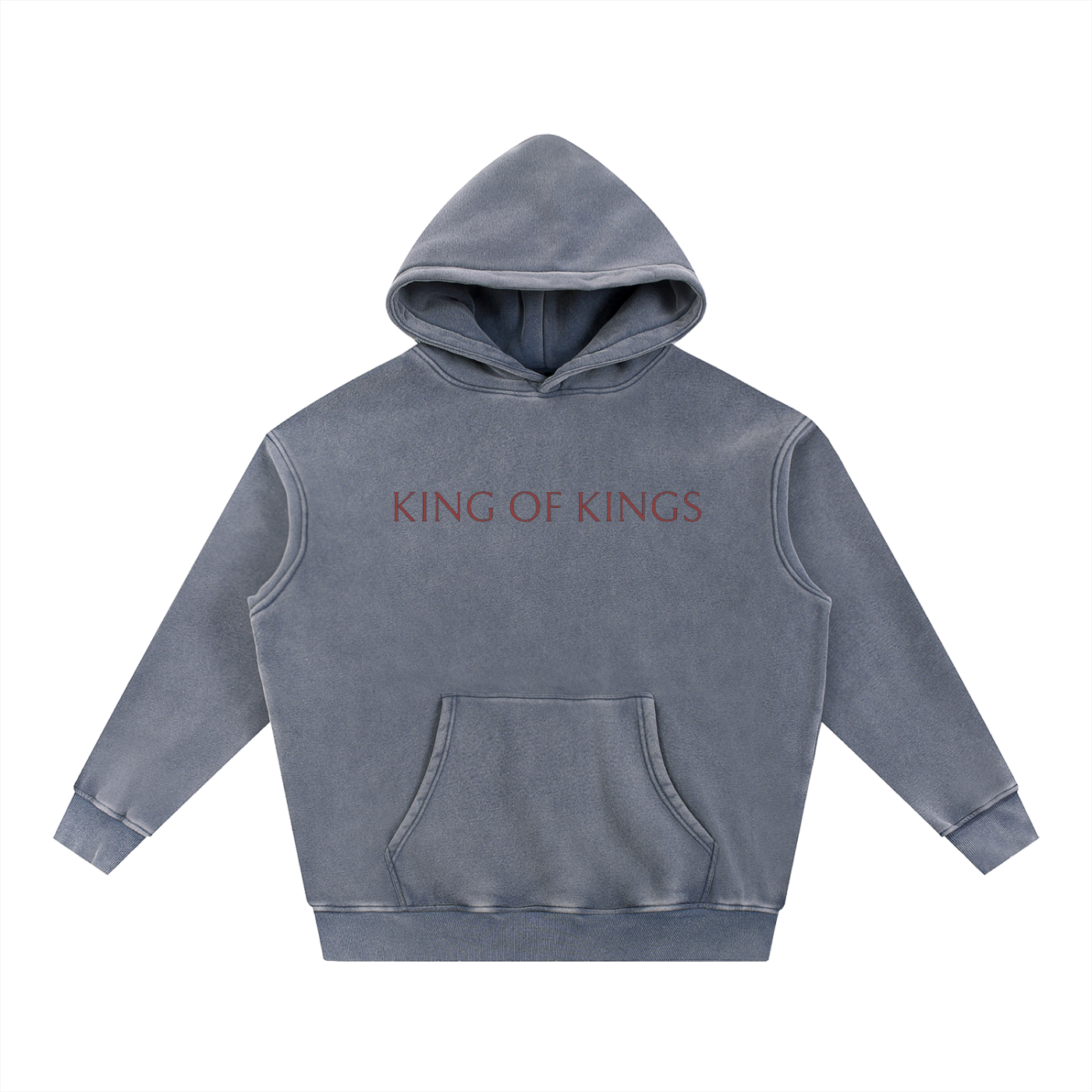 King of Kings - Snow Wash Fleece Oversize Hoodie