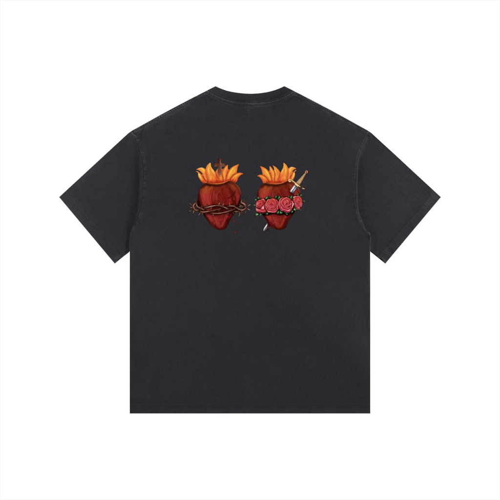 King of Kings - Vintage Washed Oversized Cotton T-Shirt