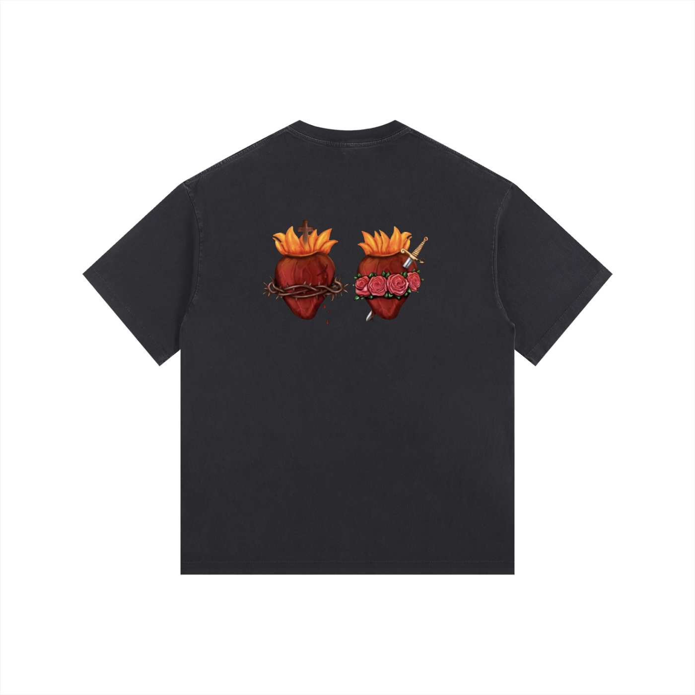 King of Kings - Vintage Washed Oversized Cotton T-Shirt