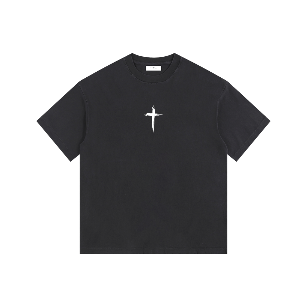 Rosary - Vintage Washed Oversized Cotton T-Shirt