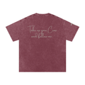 Take up Cross - Snow Washed Oversized Cotton T-Shirt