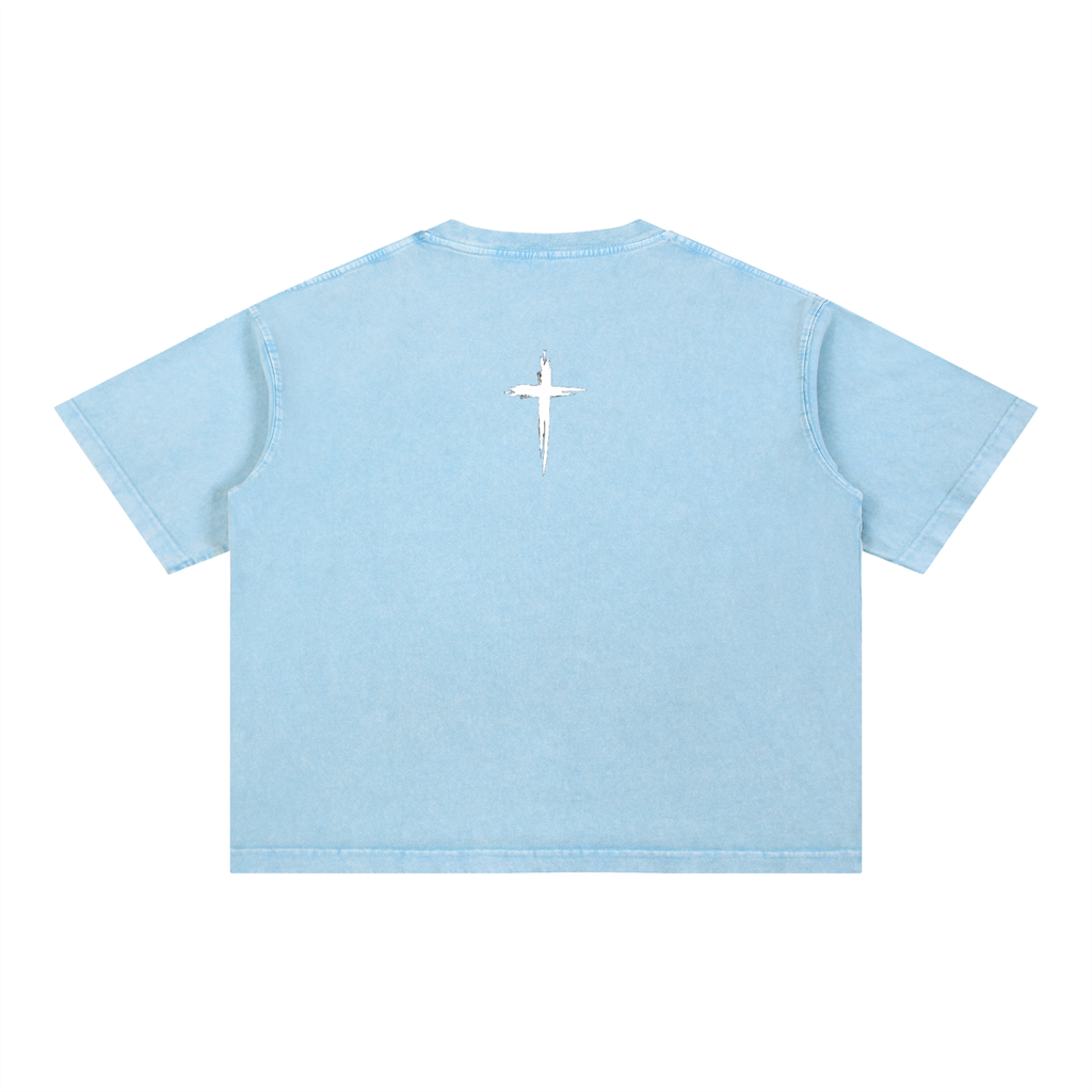 The Christ - Mineral Wash Boxy Cotton T-Shirt