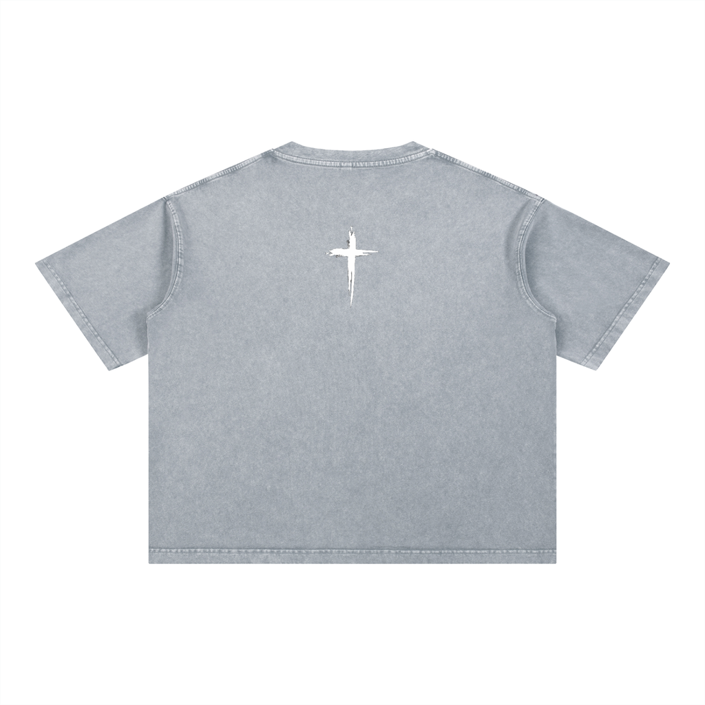 The Christ - Mineral Wash Boxy Cotton T-Shirt