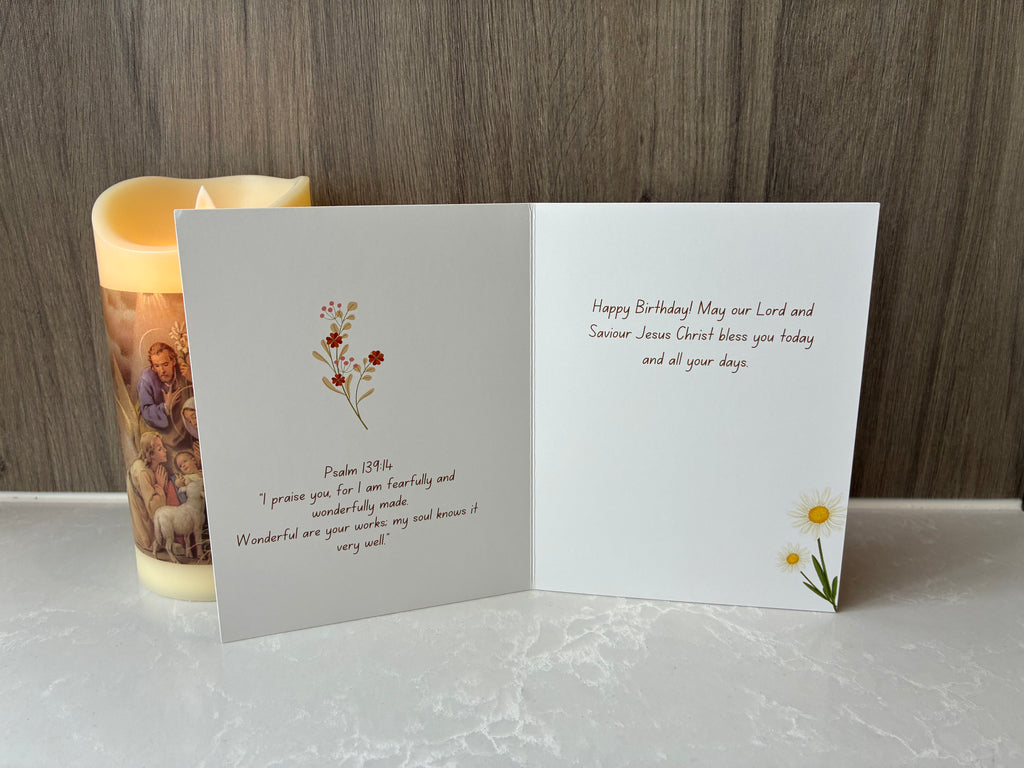 Psalm 139:14 Birthday Card
