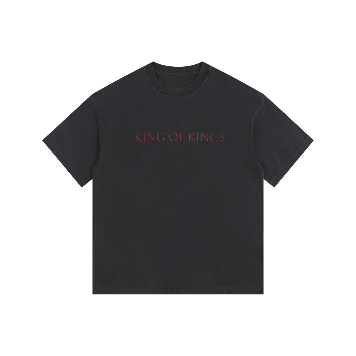 King of Kings - Vintage Washed Oversized Cotton T-Shirt