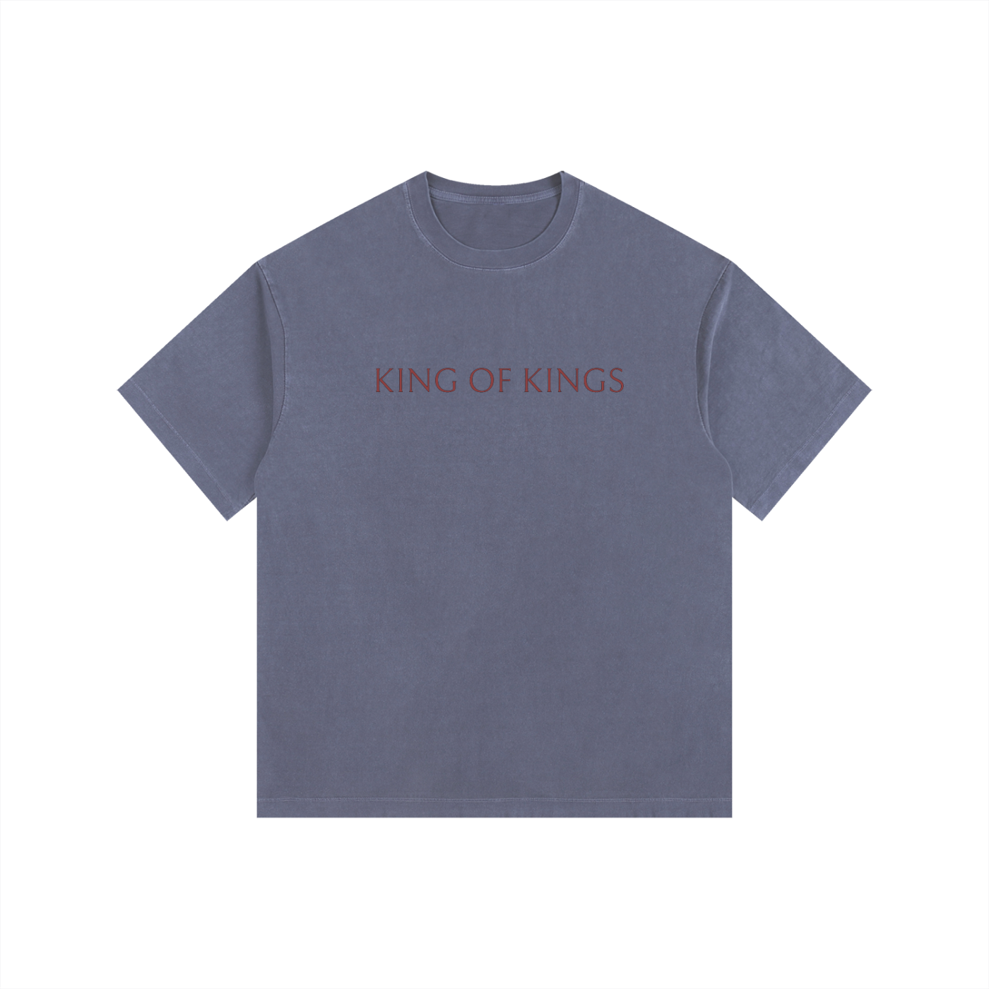King of Kings - Vintage Washed Oversized Cotton T-Shirt