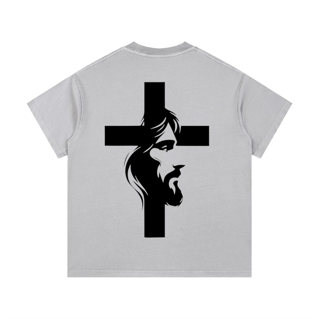 Jesus Cross - Vintage Wash Cotton T-Shirt