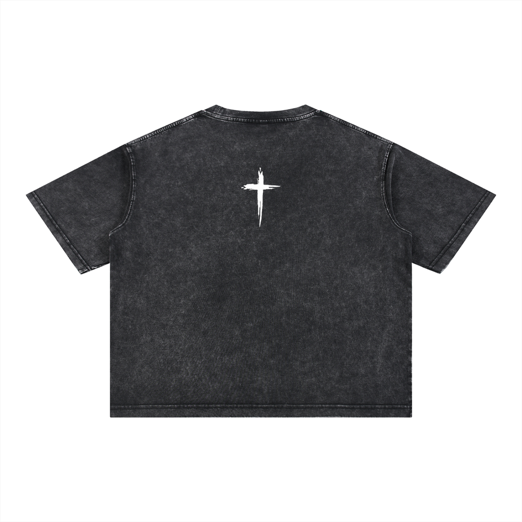 The Christ - Mineral Wash Boxy Cotton T-Shirt