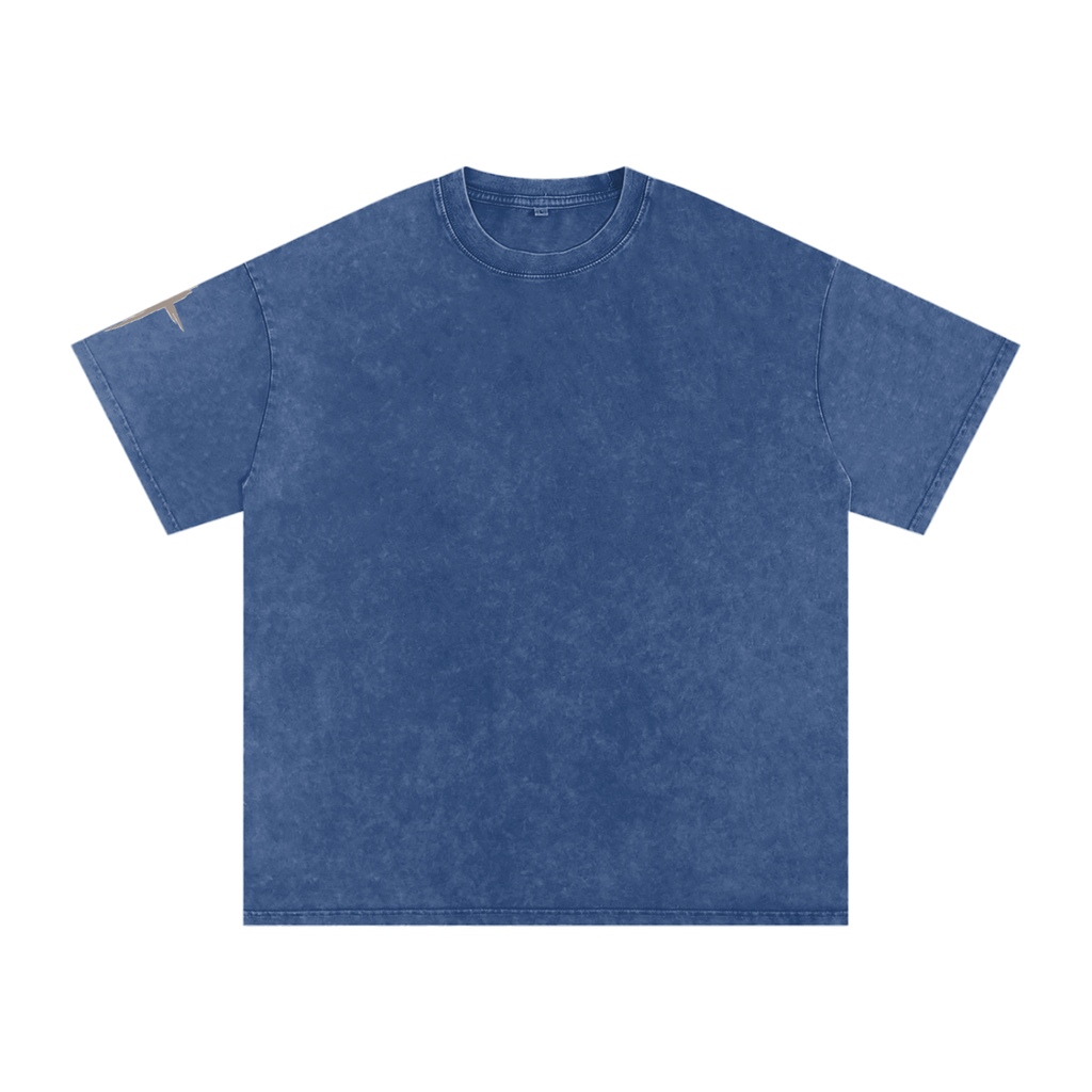 Take up Cross - Snow Washed Oversized Cotton T-Shirt