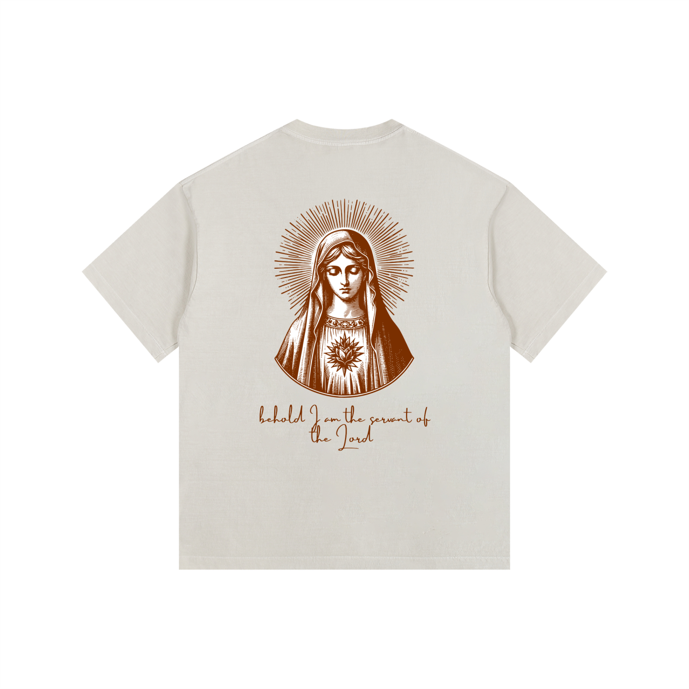Mary Servant - Vintage Washed Oversized Cotton T-Shirt