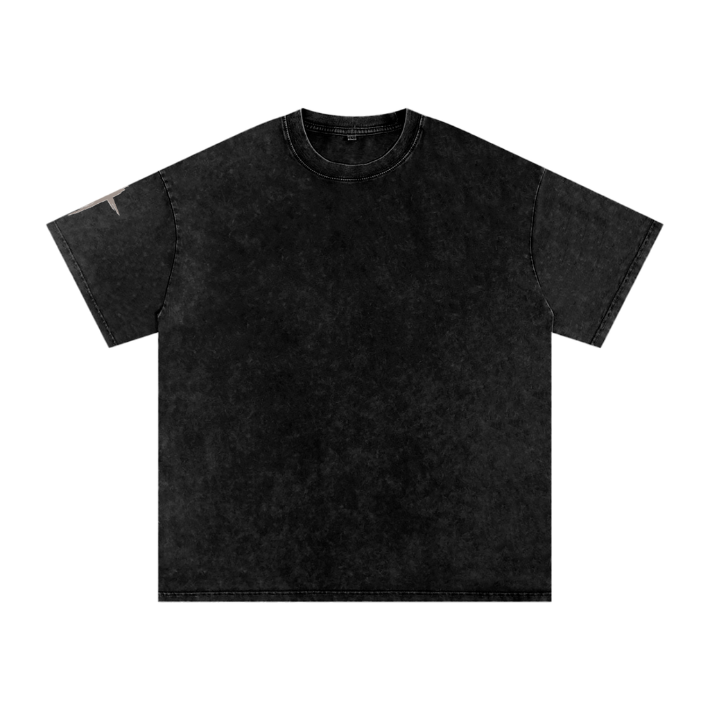 Take up Cross - Snow Washed Oversized Cotton T-Shirt