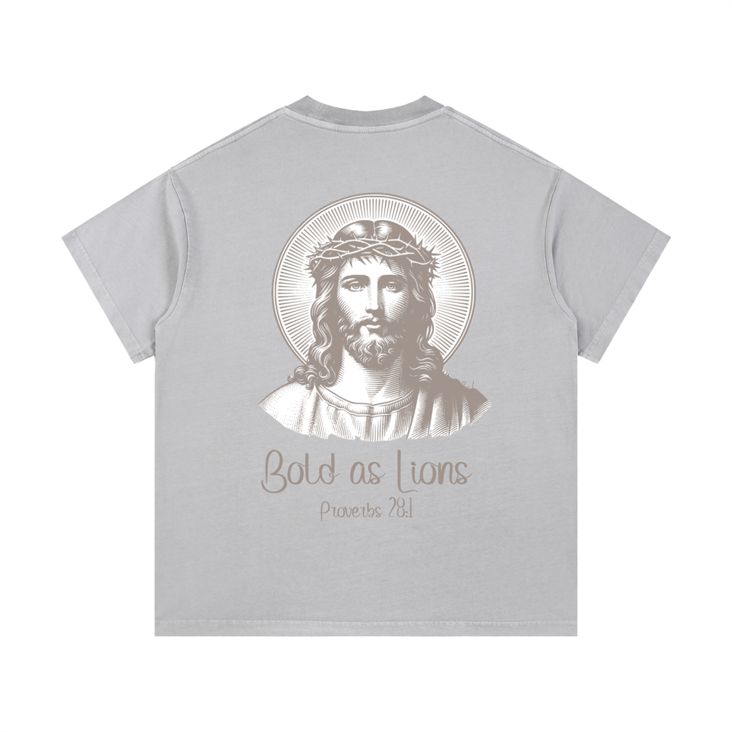 Bold as Lions 2.0 - Vintage Wash Cotton T-Shirt