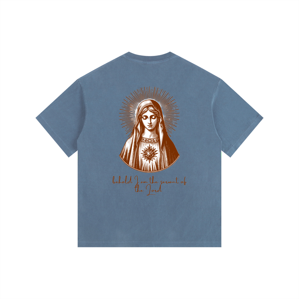 Mary Servant - Vintage Washed Oversized Cotton T-Shirt