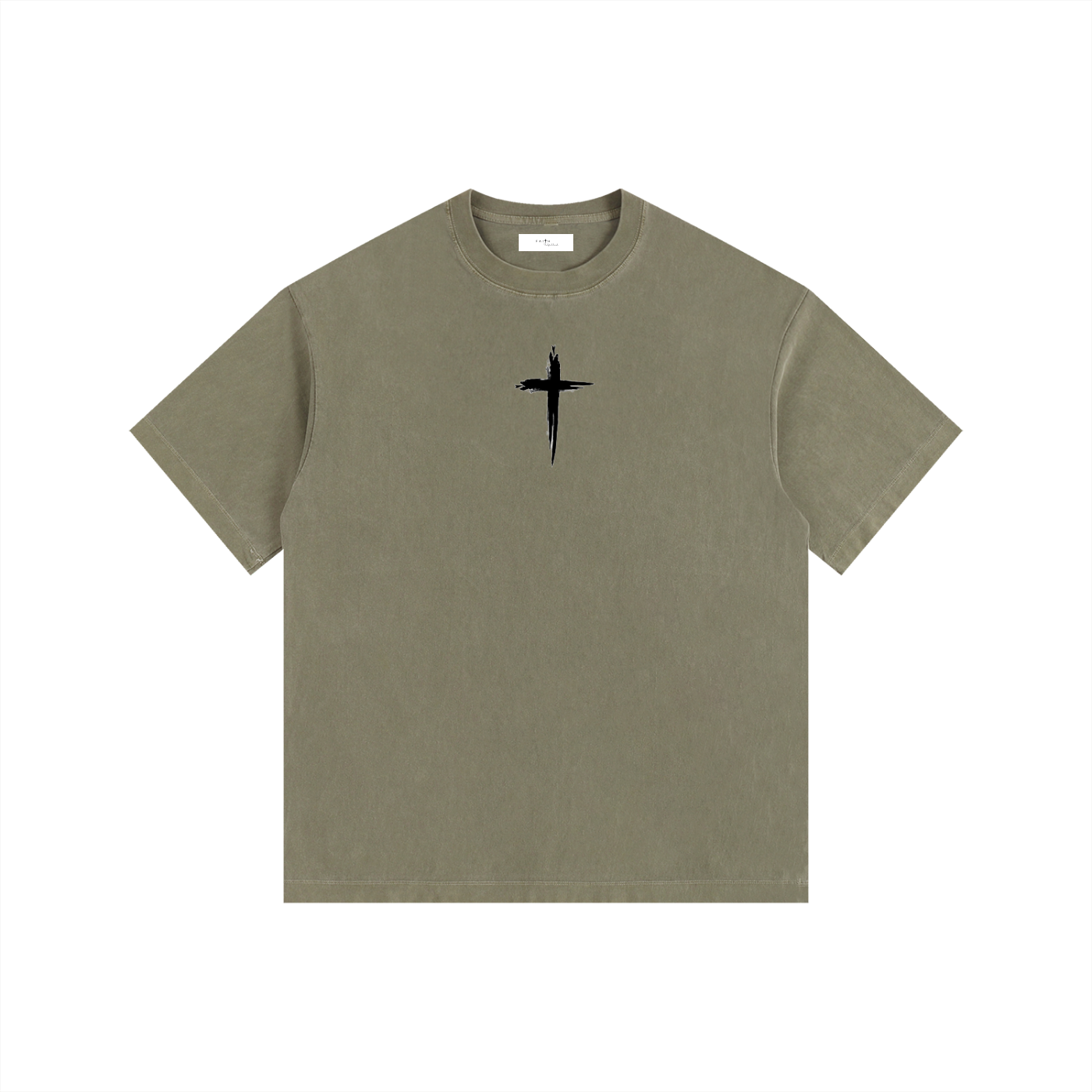 Follower of Christ - Vintage Washed Oversized Cotton T-Shirt