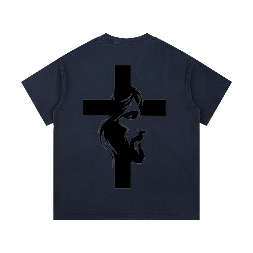 Jesus Cross - Vintage Wash Cotton T-Shirt