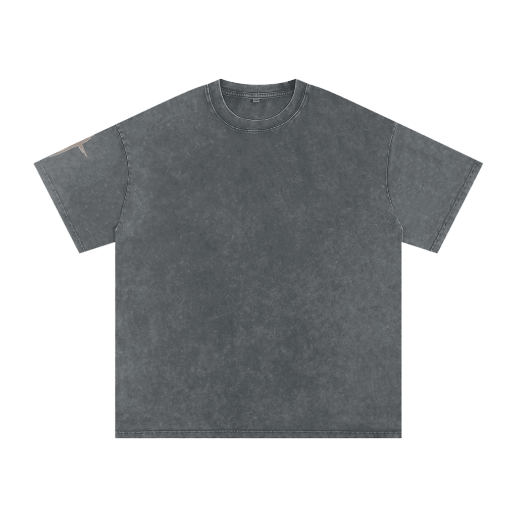 Take up Cross - Snow Washed Oversized Cotton T-Shirt