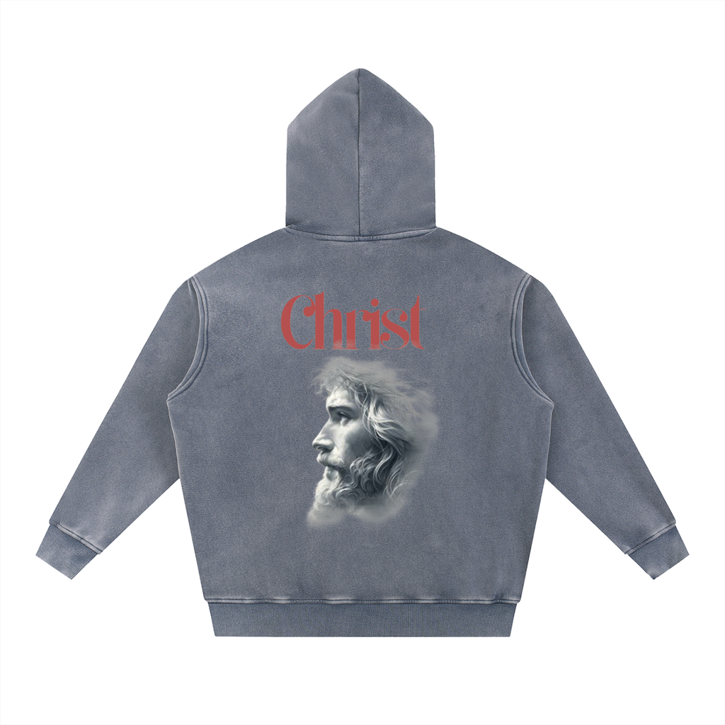 The Christ - Snow Wash Fleece Oversize Hoodie