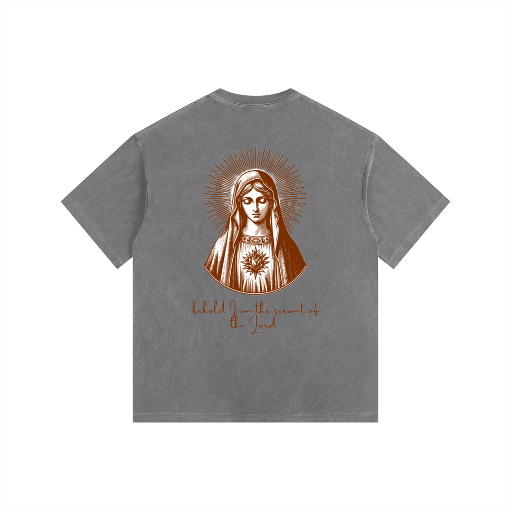 Mary Servant - Vintage Washed Oversized Cotton T-Shirt