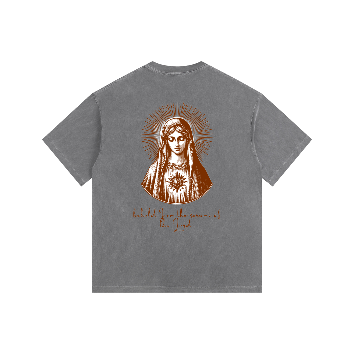 Mary Servant - Vintage Washed Oversized Cotton T-Shirt