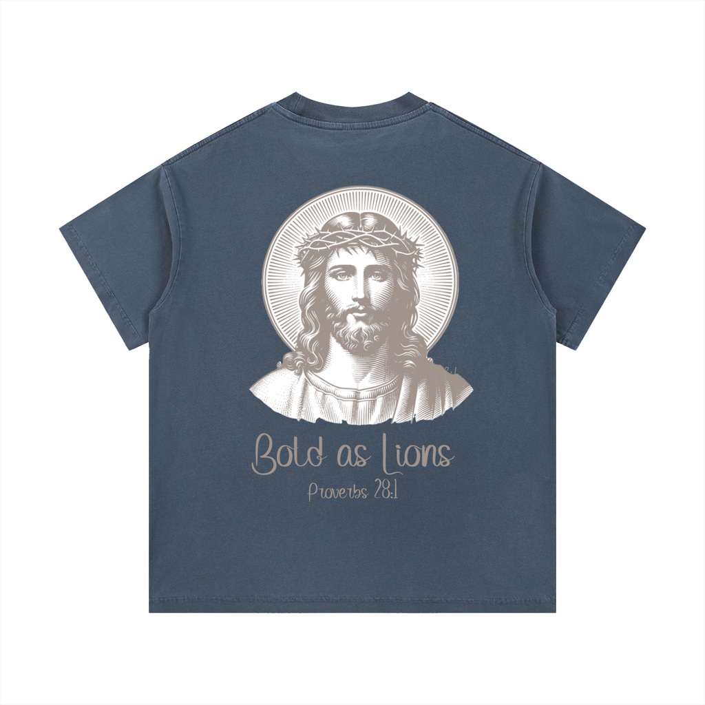 Bold as Lions 2.0 - Vintage Wash Cotton T-Shirt