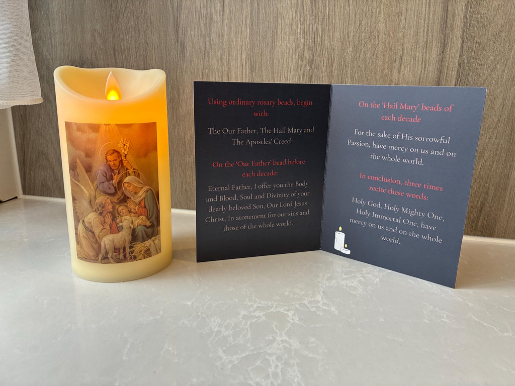 Divine Mercy Chaplet Prayer Card