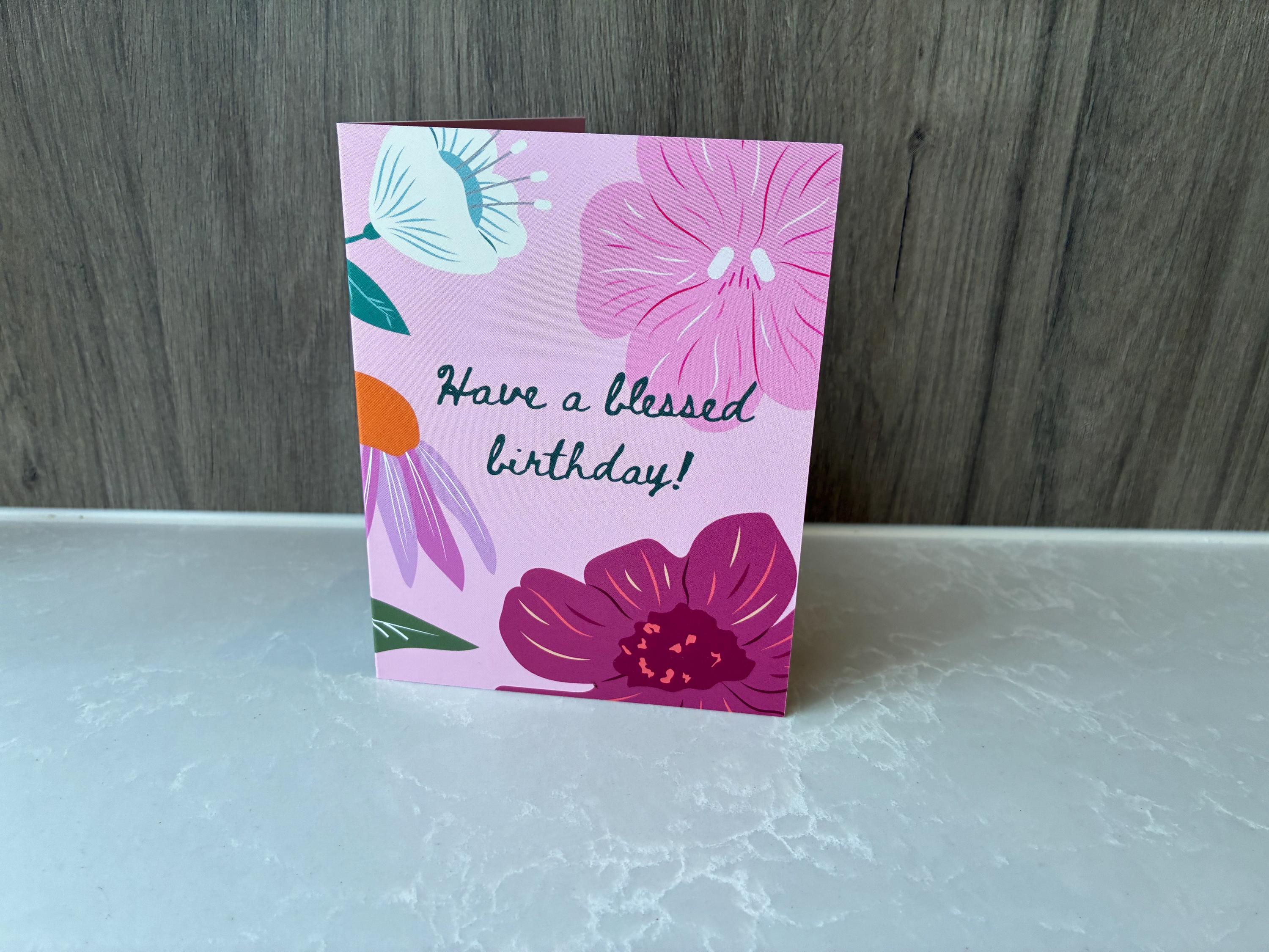 St Rita Birthday Card